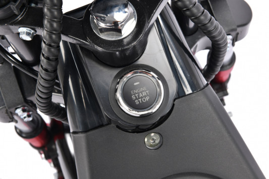 Электроскутер WHITE SIBERIA PRO MAX 3950W, черный