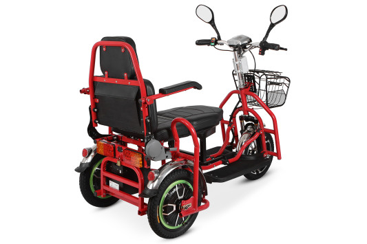 Электротрицикл Transporter PRO Li-Ion красный