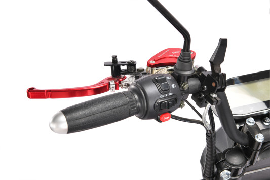 Электроскутер WHITE SIBERIA IKRA 5000W, красный