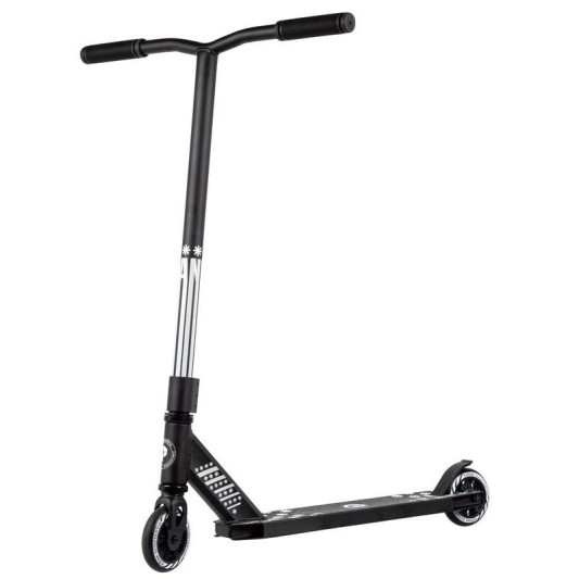 Трюковый самокат-снегокат PLANK CYCLE, черный