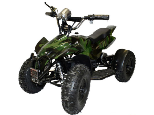 Электроквадроцикл El-Sport Kids ATV 800W 36V/12Ah, зеленый камуфляж